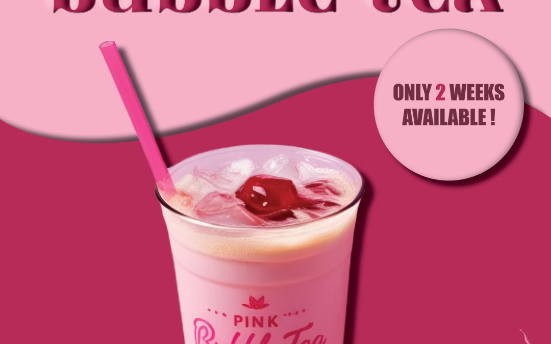 Sakura bubbel tea poster